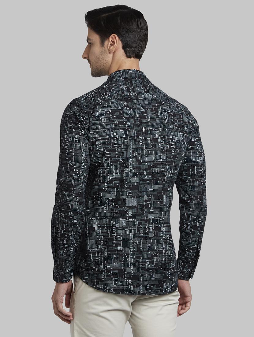 black printed casual shirt - 17802821 - Zoom Image - 3