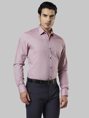 maroon checkered formal shirt - 17802845 - Standard Image - 2