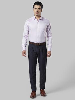 purple self design formal shirt - 17802860 - Standard Image - 5