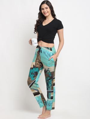 drawstring waist printed pajama - 17805749 - Standard Image - 4