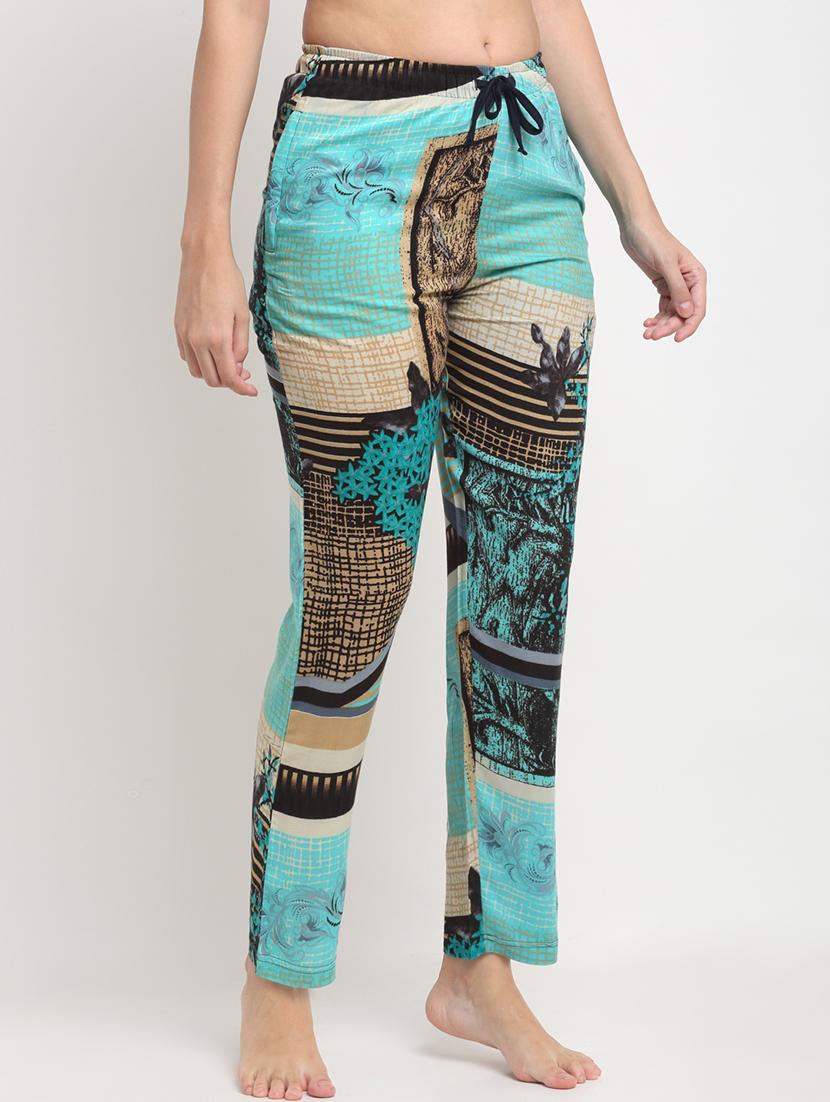 drawstring waist printed pajama - 17805749 - Zoom Image - 2