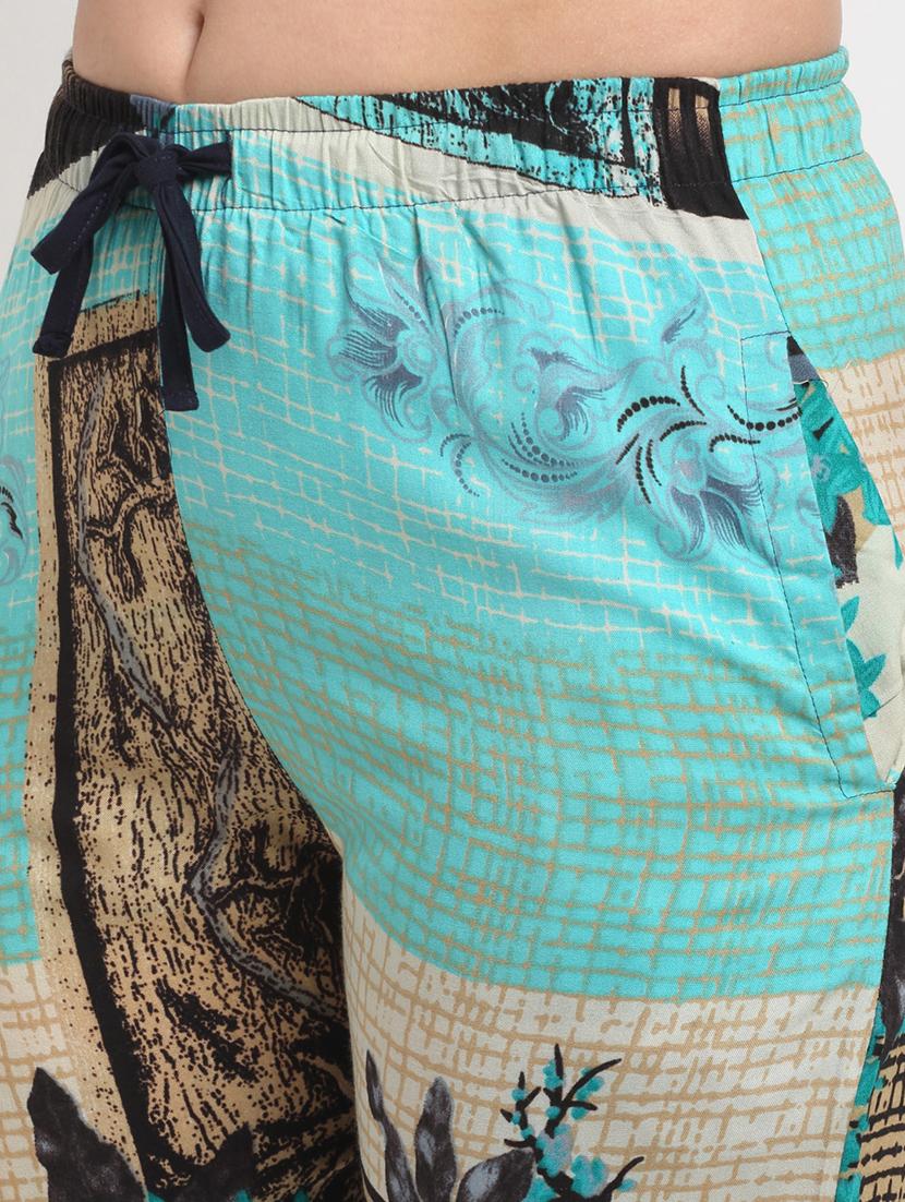 drawstring waist printed pajama - 17805749 - Zoom Image - 5