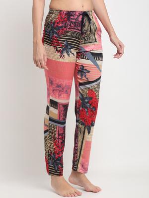 drawstring waist printed pajama - 17805750 - Standard Image - 2