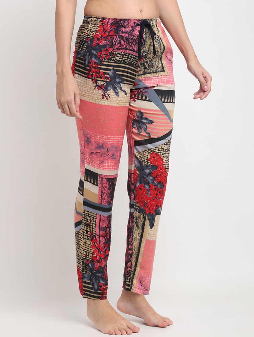 drawstring waist printed pajama - 17805750 - Zoom Image - 2