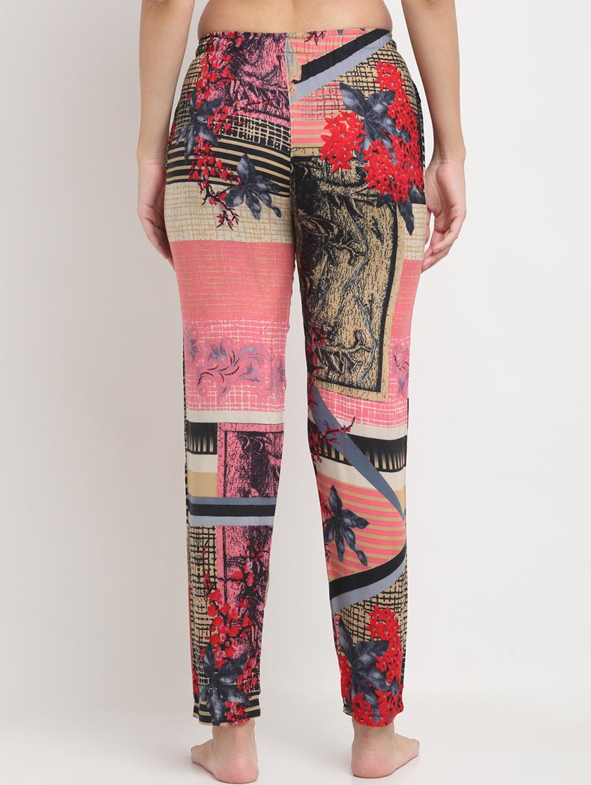 drawstring waist printed pajama - 17805750 - Zoom Image - 3