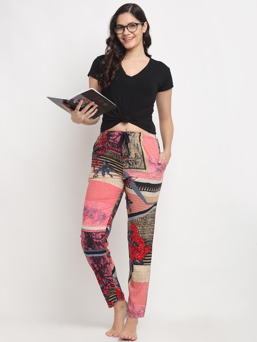 drawstring waist printed pajama - 17805750 - Zoom Image - 4