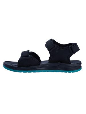black fabric back strap floaters - 17806095 - Standard Image - 2