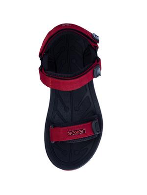 maroon fabric back strap floaters - 17806098 - Standard Image - 6