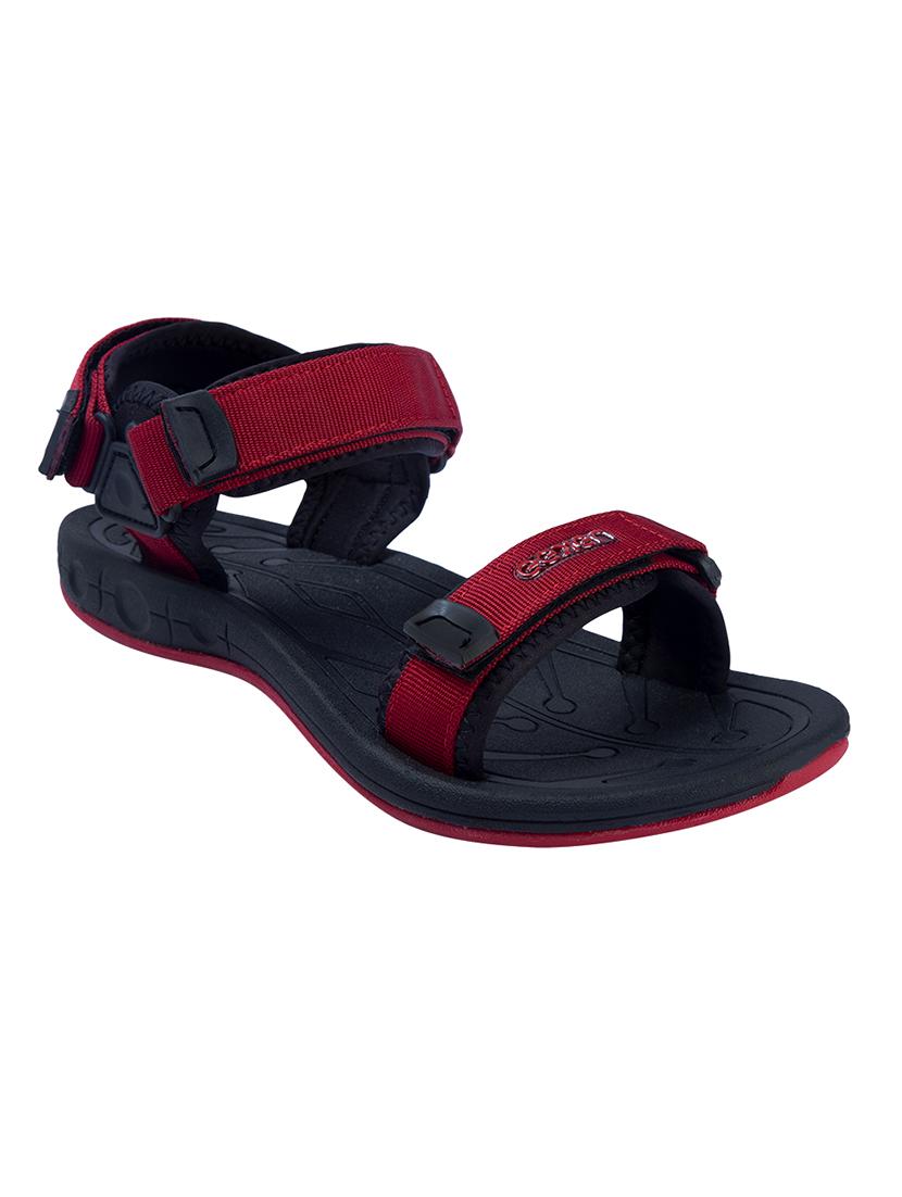 maroon fabric back strap floaters - 17806098 - Zoom Image - 1