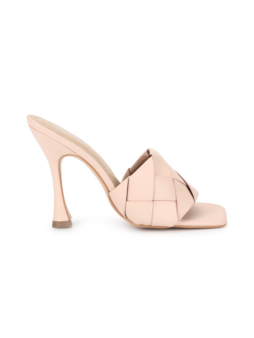 nude pu slip on sandals - 17806906 - Zoom Image - 2