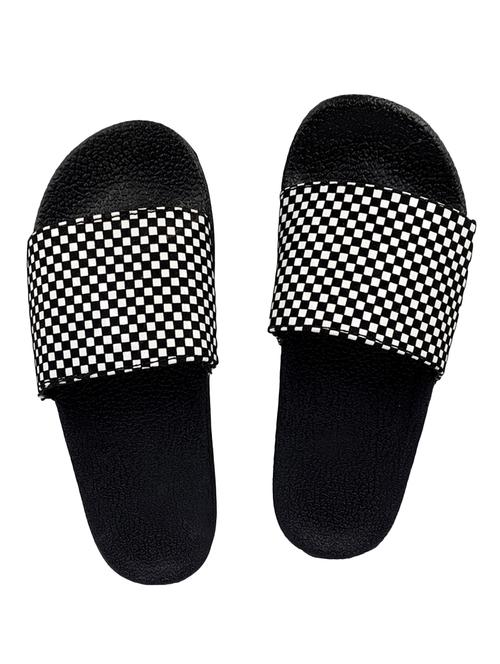 black slip on flip flop - 17807188 - Standard Image - 1