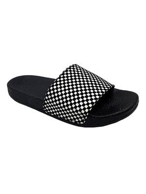black slip on flip flop - 17807188 - Standard Image - 2