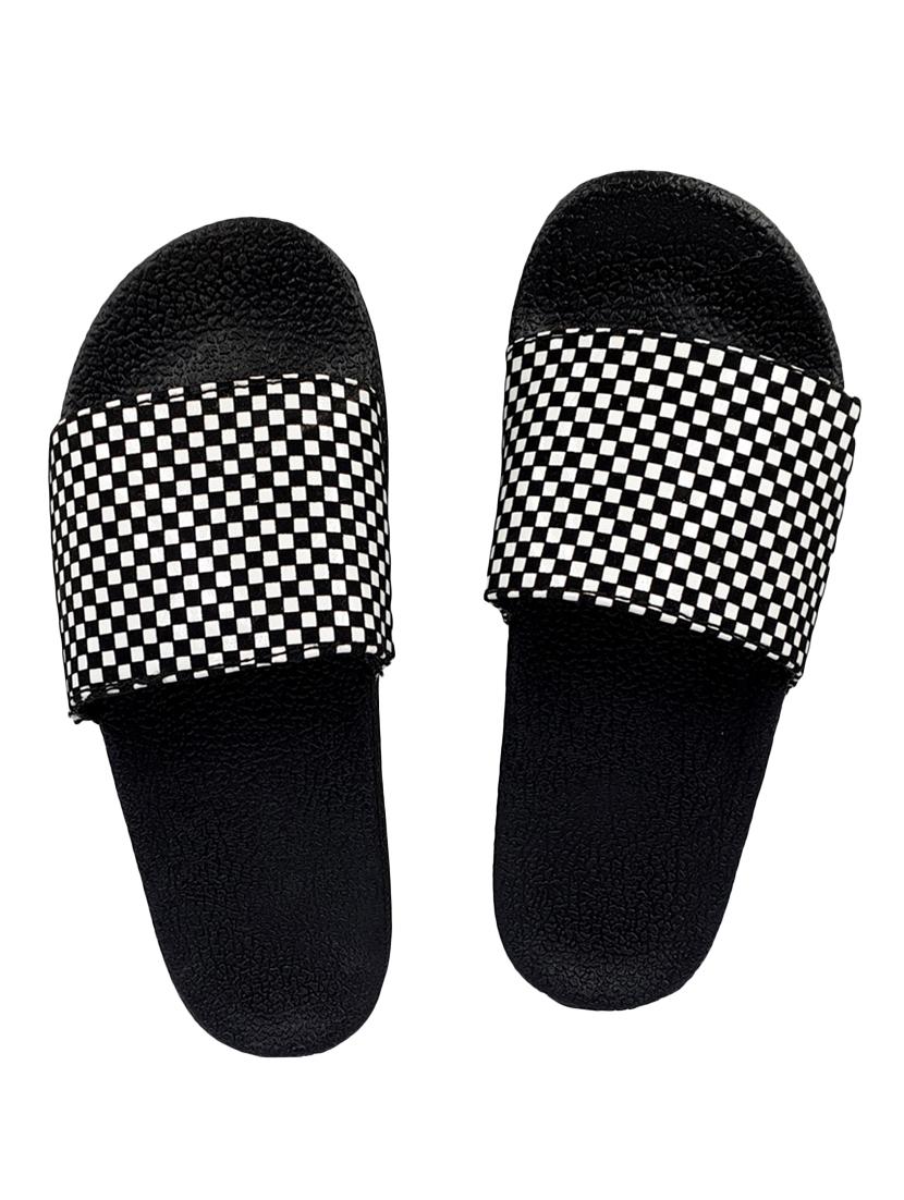 black slip on flip flop - 17807188 - Zoom Image - 1