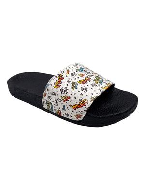 white slip on flip flop - 17807189 - Standard Image - 2
