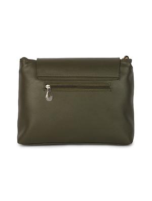 green leatherette (pu) regular sling bag - 17808759 - Standard Image - 2