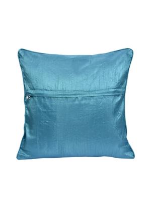 indhome life embosed self bedroom & living room cushion cover set sofa velvet cushion covers '16x16inches' (set of 5 pcs) - 17808943 - Standard Image - 3