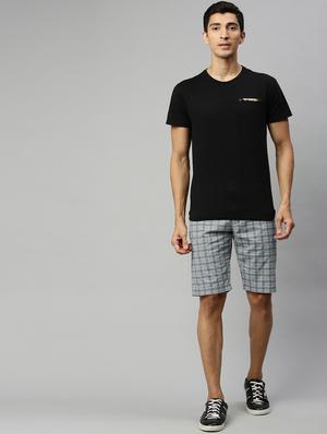 grey checkered bermuda shorts - 17809670 - Standard Image - 4