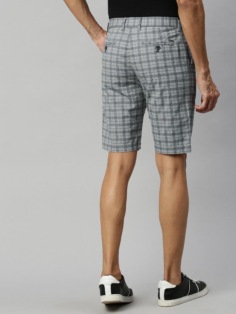 grey checkered bermuda shorts - 17809670 - Zoom Image - 3