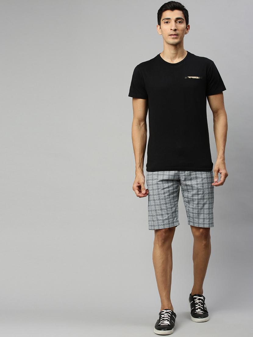 grey checkered bermuda shorts - 17809670 - Zoom Image - 4