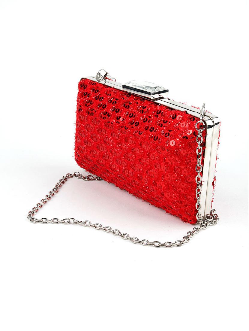 red metal regular clutch - 17810849 - Zoom Image - 4