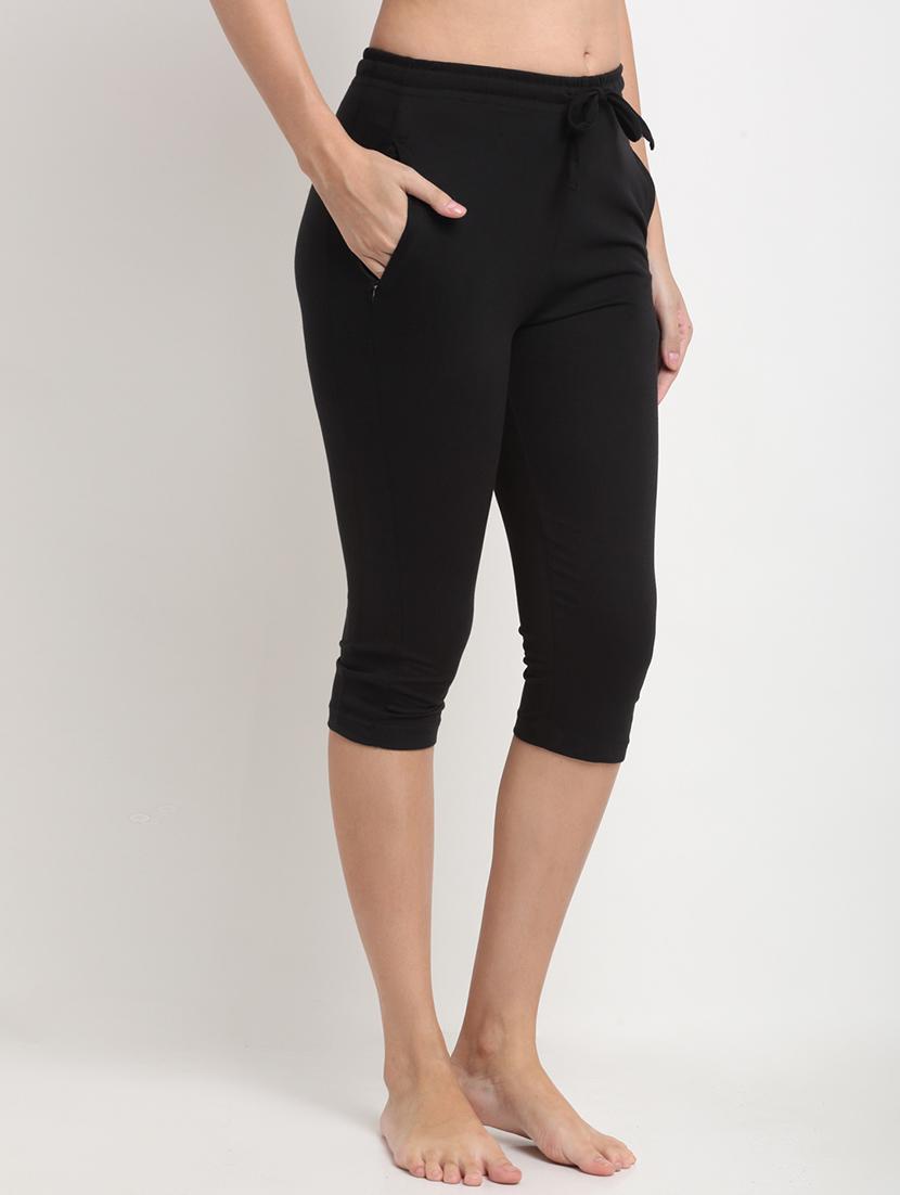 drawstring waist printed capri - 17810990 - Zoom Image - 2