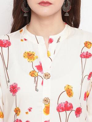 printed kurta palazzo set - 17811093 - Standard Image - 4