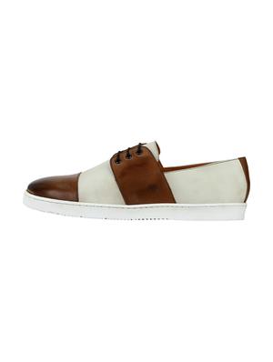 multi colored leather lace up sneakers - 17811141 - Standard Image - 3