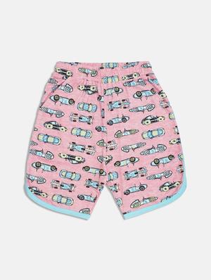 quirky printed nightwear shorts set - 17811169 - Standard Image - 4