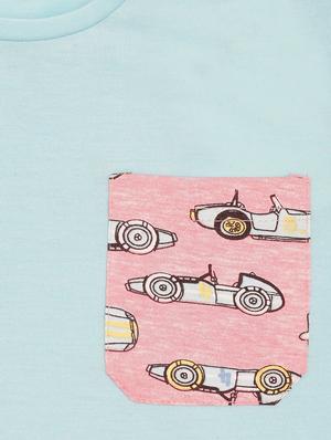 quirky printed nightwear shorts set - 17811169 - Standard Image - 5