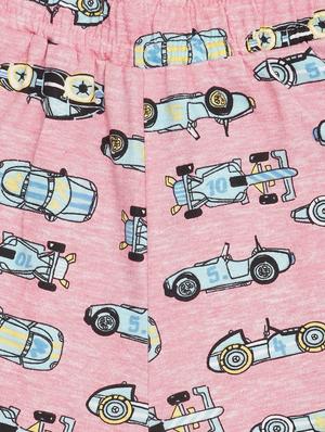 quirky printed nightwear shorts set - 17811169 - Standard Image - 6