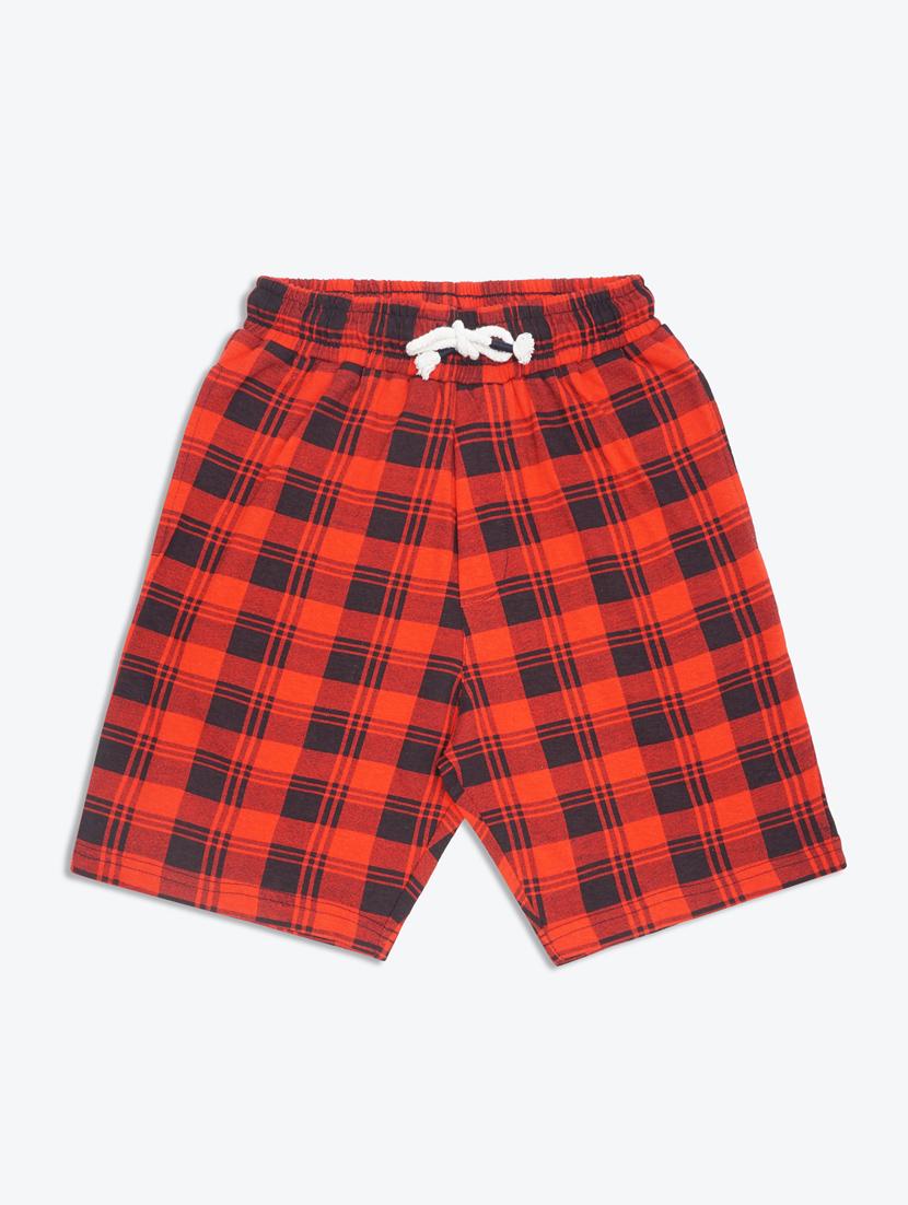 round neck printed nightwear shorts set - 17811174 - Zoom Image - 4