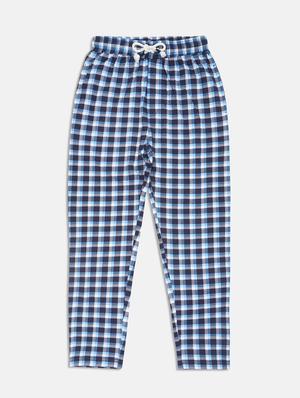 round neck color block nightwear pajama set - 17811176 - Standard Image - 4