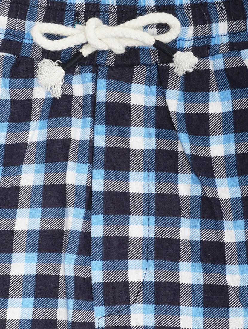 round neck color block nightwear pajama set - 17811176 - Zoom Image - 6