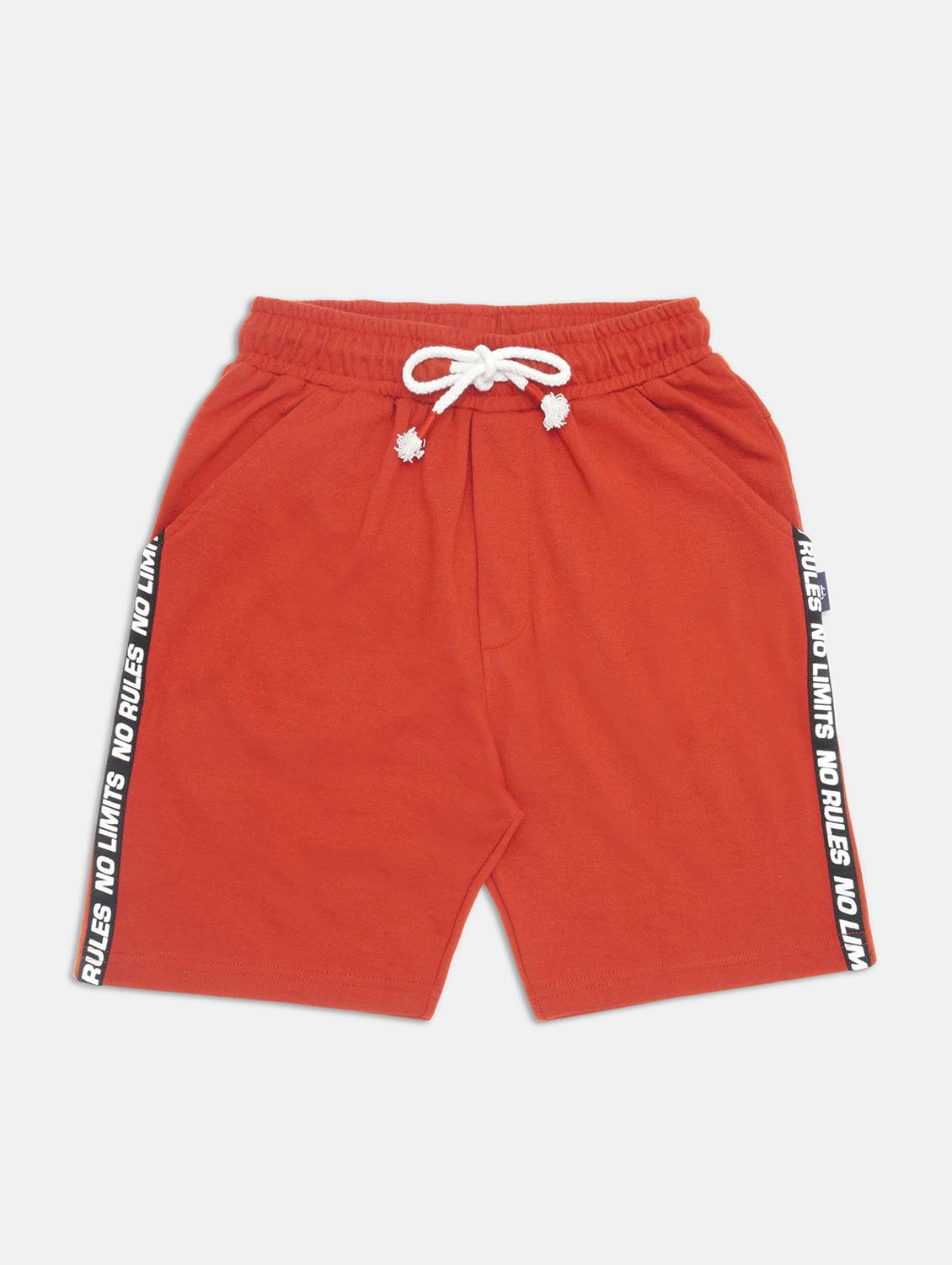 red solid shorts - 17811190 - Zoom Image - 1