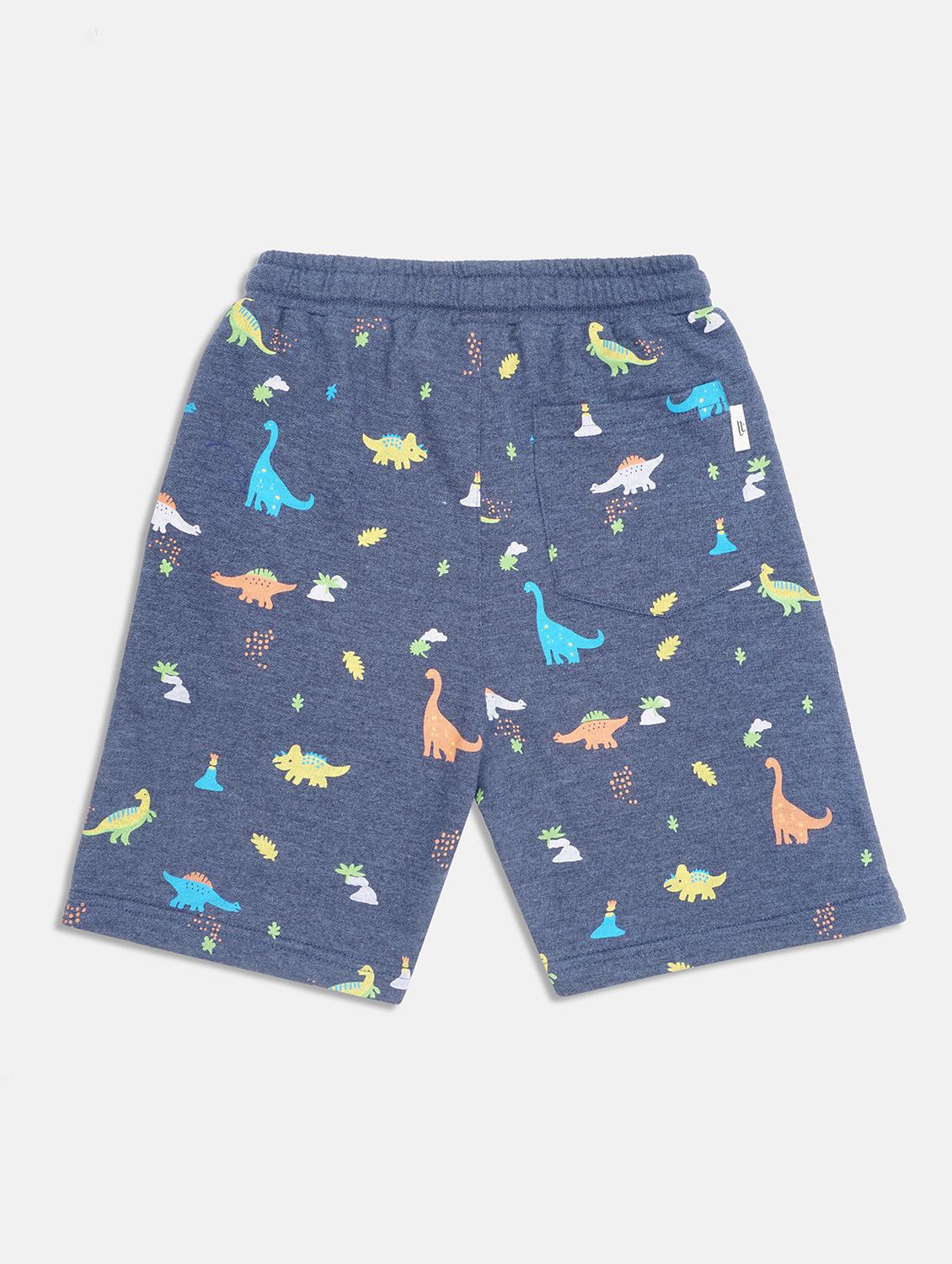 navy blue printed shorts - 17811193 - Zoom Image - 2