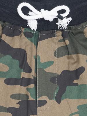 green printed shorts - 17811197 - Standard Image - 3