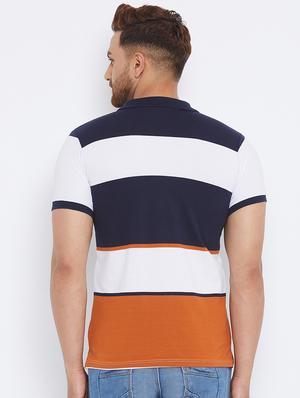 multi colored striped polo t-shirt - 17811767 - Standard Image - 3