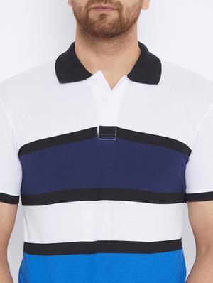 multi colored striped polo t-shirt - 17811774 - Standard Image - 5