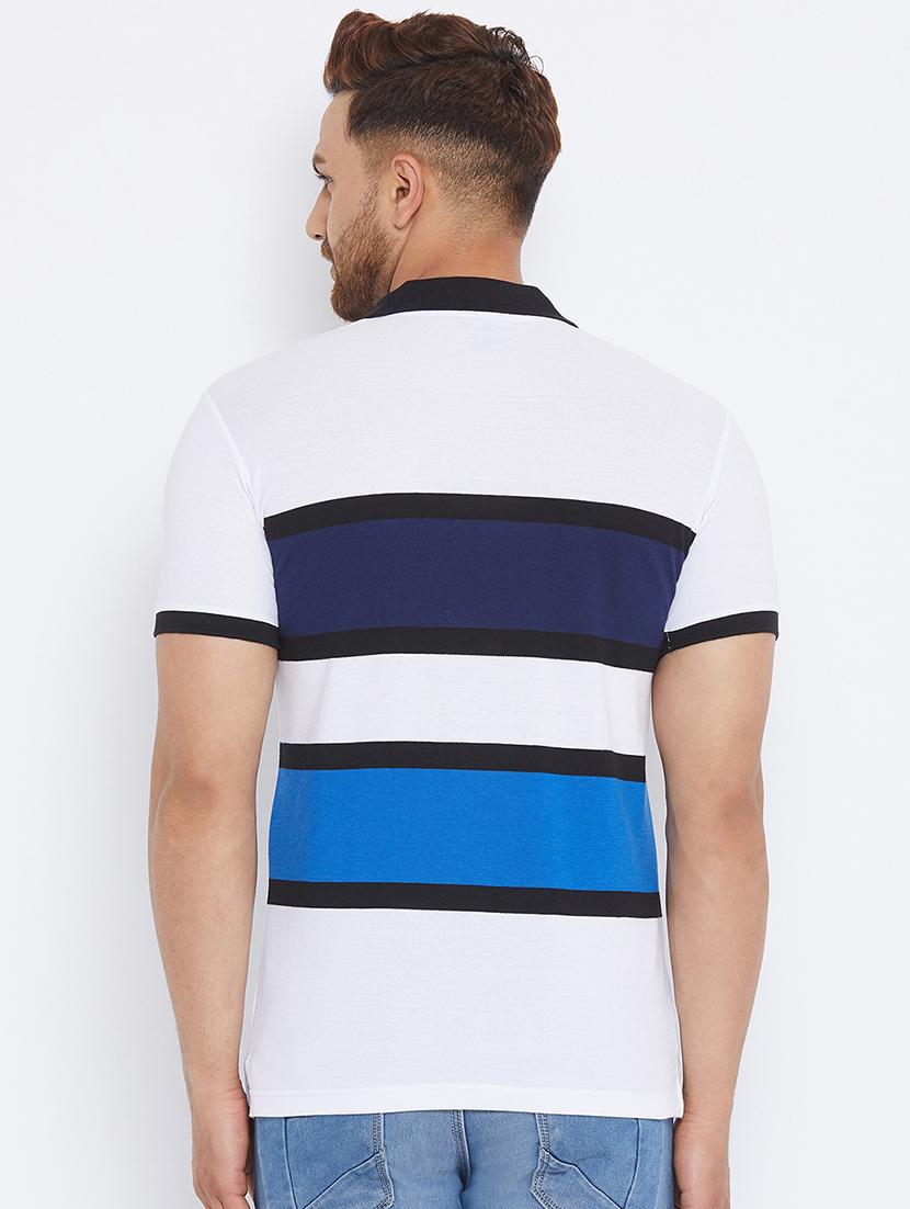 multi colored striped polo t-shirt - 17811774 - Zoom Image - 3