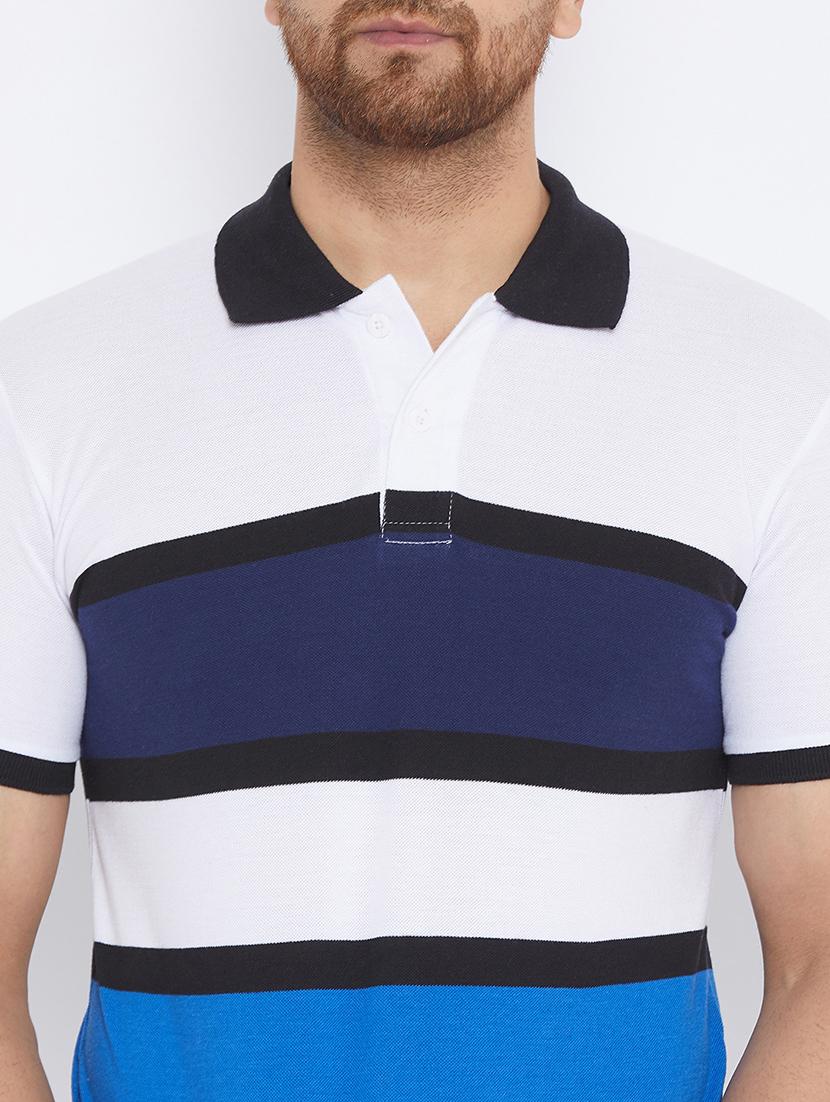 multi colored striped polo t-shirt - 17811774 - Zoom Image - 5