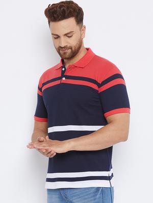 multi colored striped polo t-shirt - 17811778 - Standard Image - 2