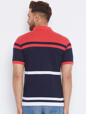 multi colored striped polo t-shirt - 17811778 - Standard Image - 3