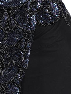 round neck embellished a-line dress - 17811808 - Standard Image - 5