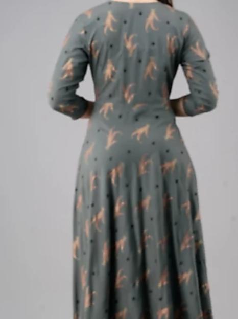 grey cotton kurti - 17812039 - Standard Image - 1