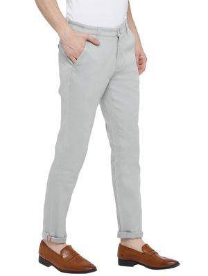 light green solid chinos - 17812165 - Standard Image - 2