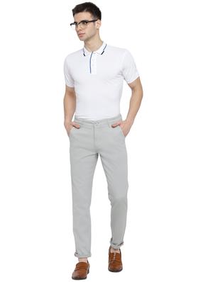 light green solid chinos - 17812165 - Standard Image - 4