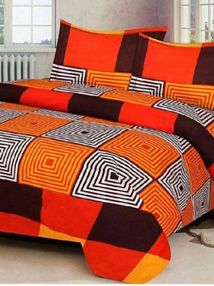 orange silk bed cover - 17812514 - Zoom Image - 1