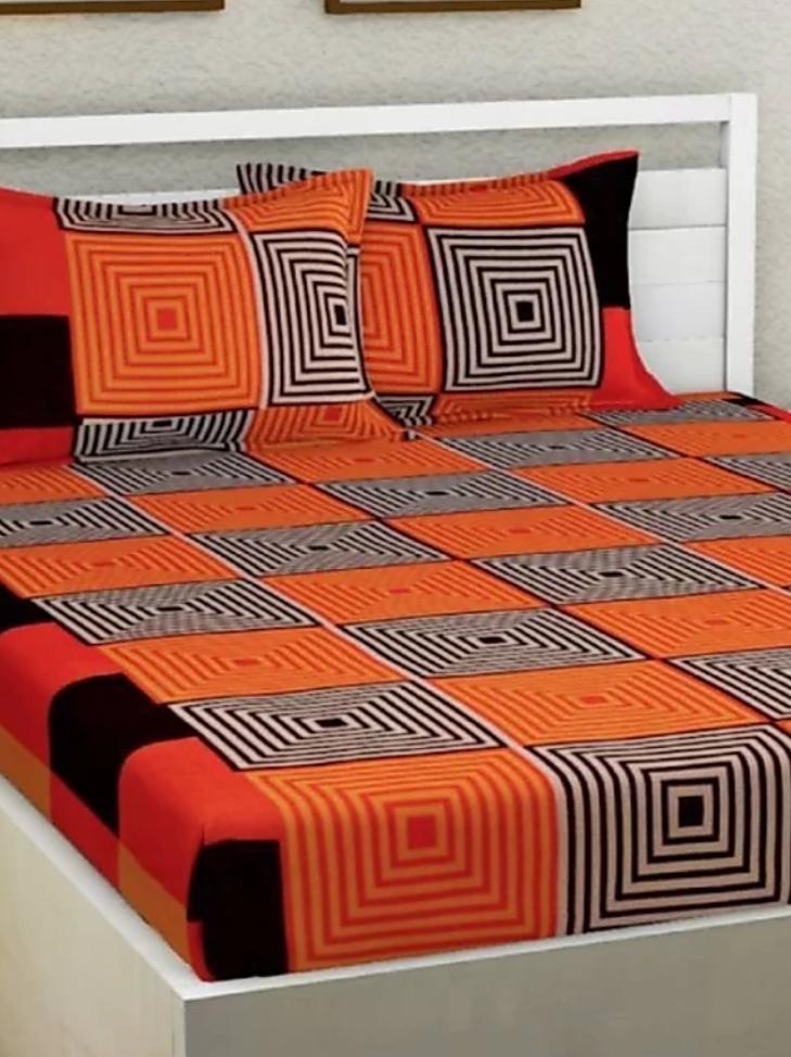 orange silk bed cover - 17812514 - Zoom Image - 2
