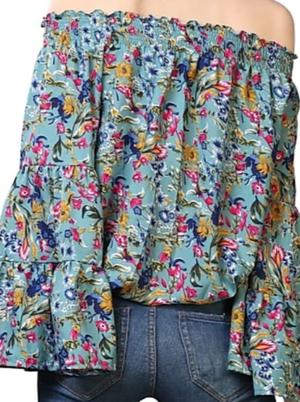 multi colored cotton top - 17812812 - Standard Image - 2