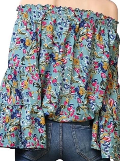 multi colored cotton top - 17812812 - Zoom Image - 2